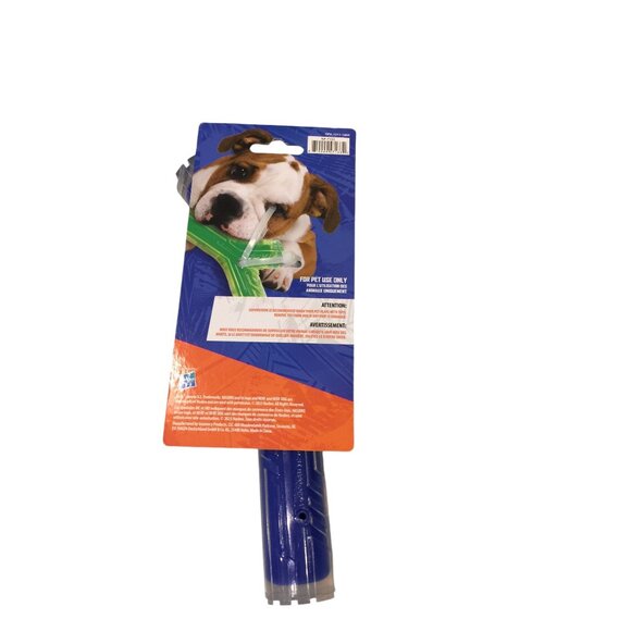 Nerf Dog Super Soaker Scented Dental Chew Peanut Butter 9 1/2" Dog Toy - Picture 3 of 3